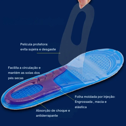 Palmilha de Silicone OrtoLive