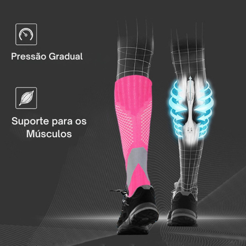 Meia de Compressão Esportiva OrtoLive