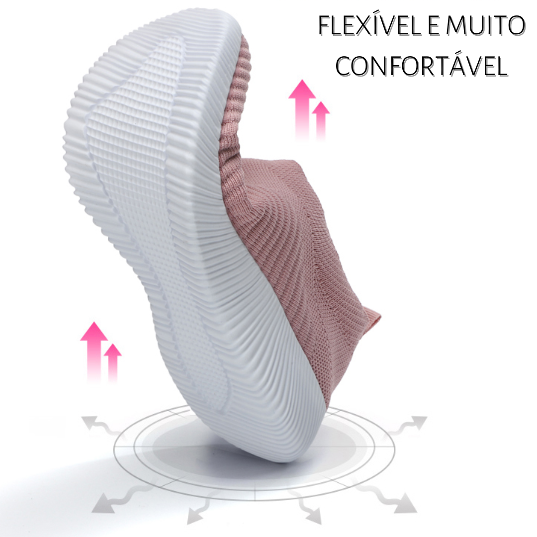 Tênis Feminino Ortopédico Slip-on OrtoLive - Máximo Conforto