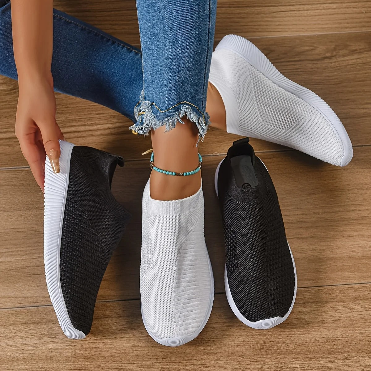 Tênis Feminino Ortopédico Slip-on OrtoLive - Máximo Conforto